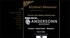 Desktop Screenshot of krystiansmenswear.com