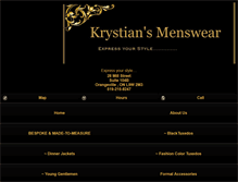 Tablet Screenshot of krystiansmenswear.com